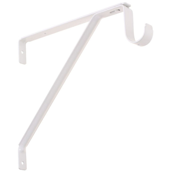 Shelf/Rod Brackets, White
