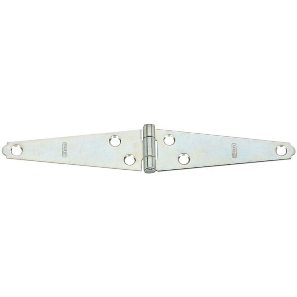 Light Strap Hinges , 4", Zinc plated