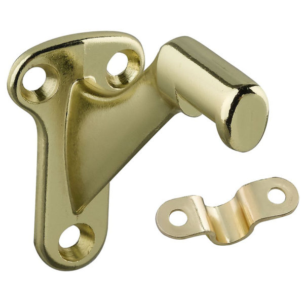 Handrail Bracket, Bright Brass