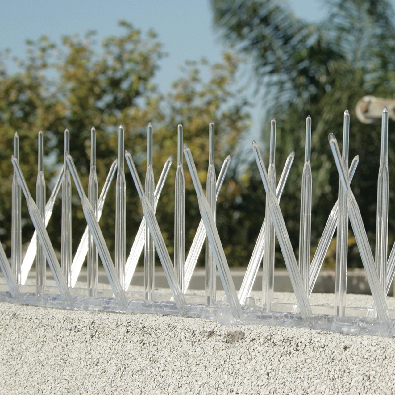 Bird-B-Gone® Bird Spikes Clear Plastic Prevent Birds From Nesting