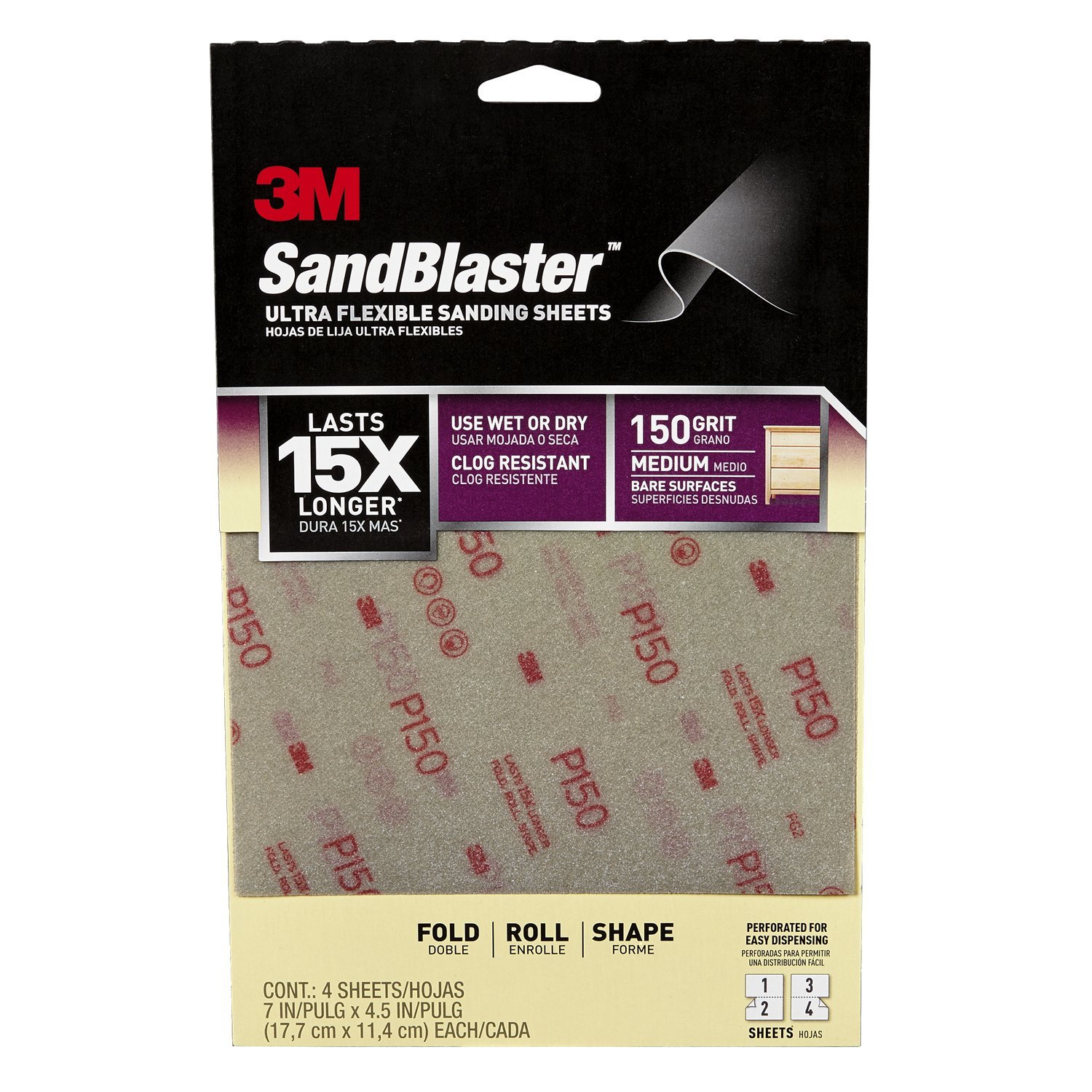 3m-sand-blaster-150-grit-sandpaper-pack-of-4-raa-hardware